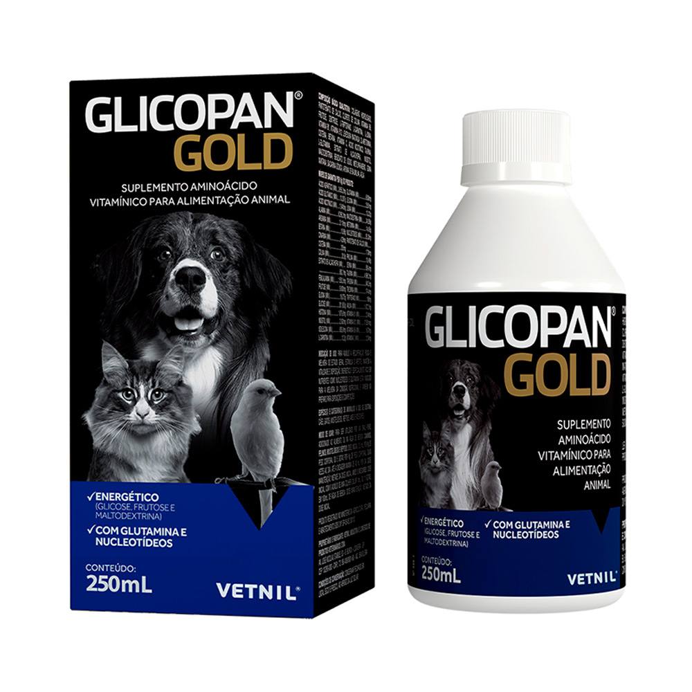 Suplemento Glicopan Gold Vetnil 250ml
