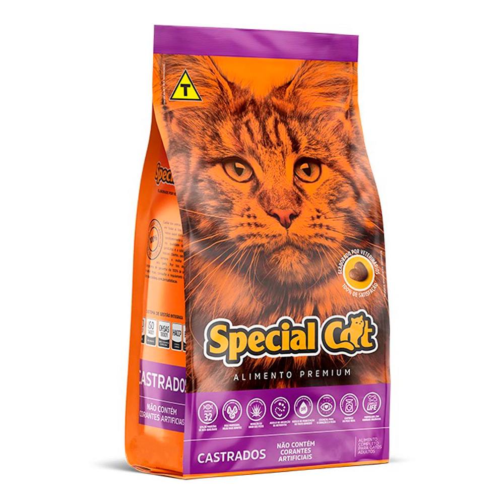 Ração Special Cat Para Gatos Adultos Castrados 3kg