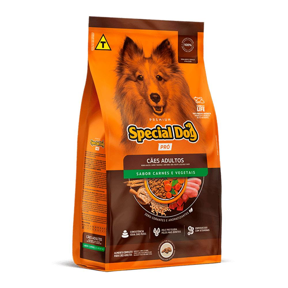 Ração Special Dog Para Cães Adultos Sabor Carne e Vegetais Pró 10,1kg