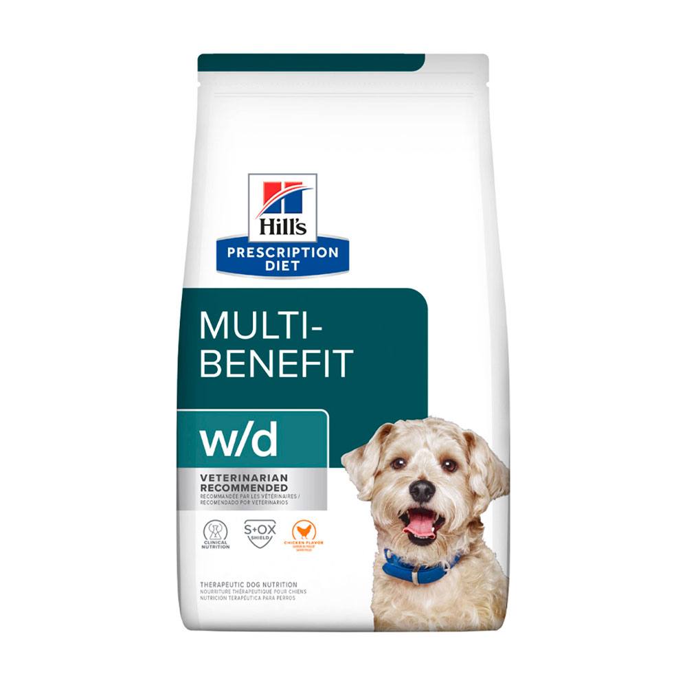 Ração Hill's Prescription Diet W/D Multi-Benefit Controle Do Peso e Glicêmico Cães Adultos 1,5kg