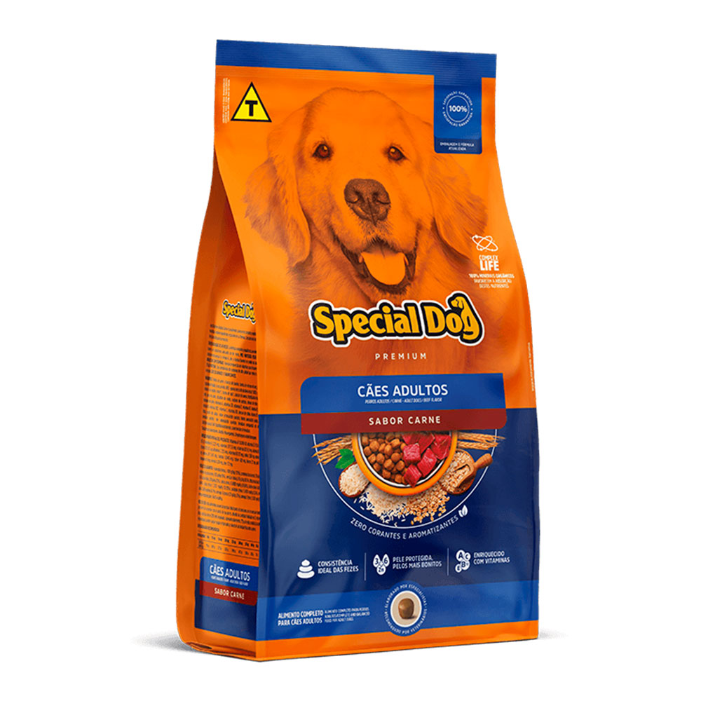 Ração Special Dog Para Cães Adultos Sabor Carne 20kg
