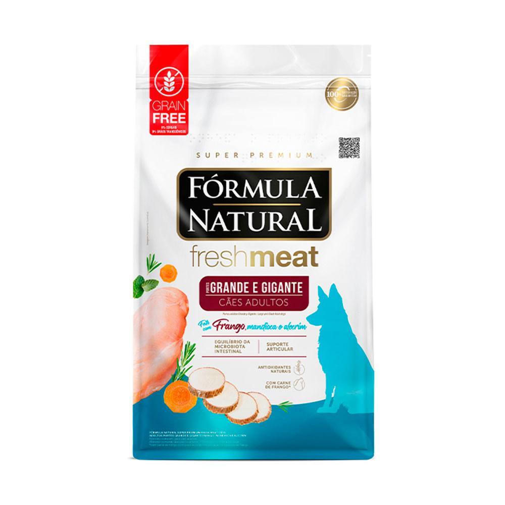 Ração Fórmula Natural Freshmeat Cães Adultos Porte Grande e Gigante Frango 12kg