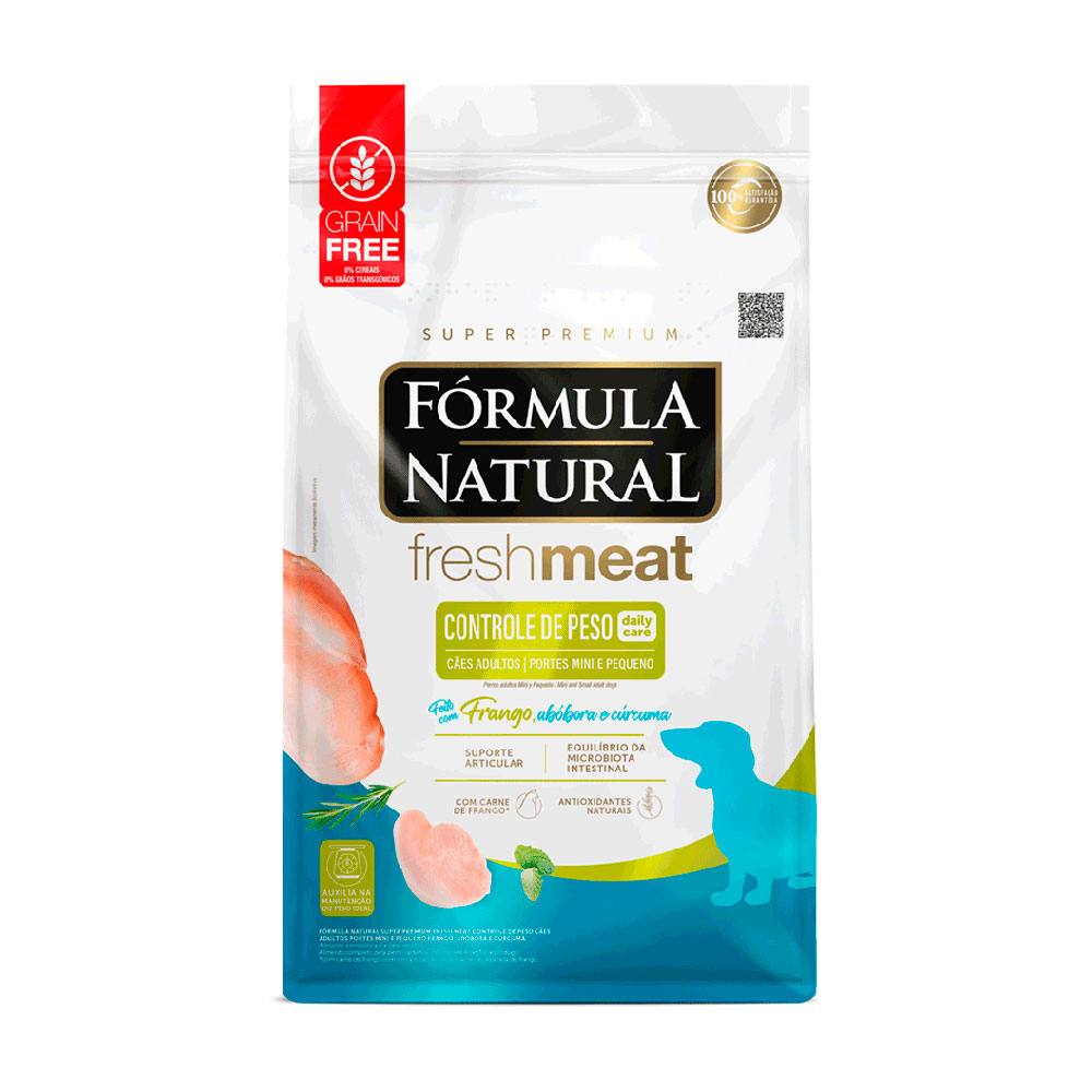 Ração Fórmula Natural FreshMeat Controle de Peso Para Cães Porte Mini e Pequeno Sabor Frango 10,1kg