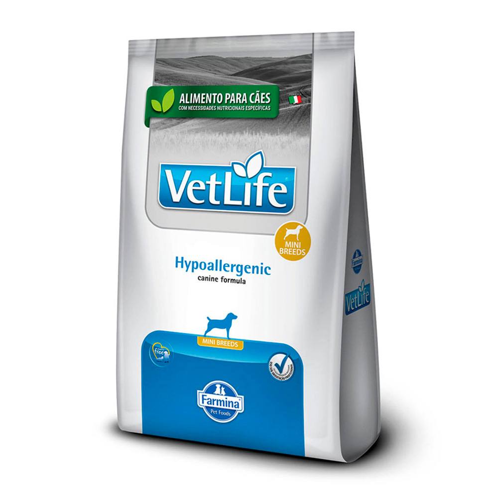 Ração Farmina Vet Life Hypoallergenic Cães Adultos Raças Pequenas 10,1kg
