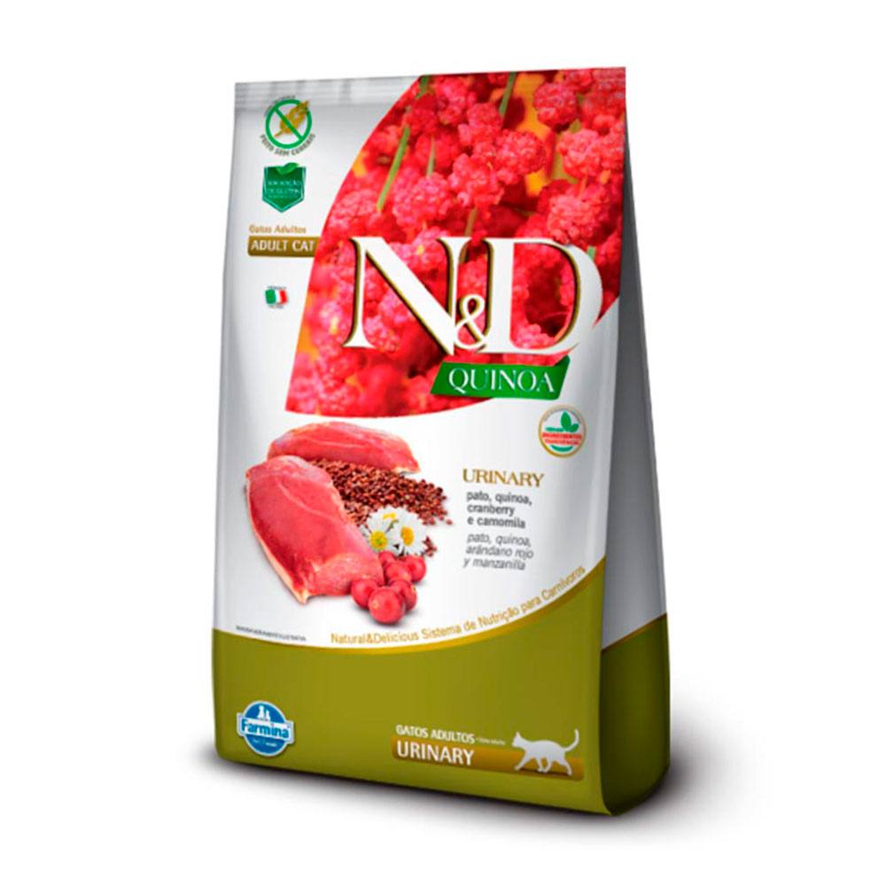 Ração N&D Quinoa Gatos Adultos Urinary Pato 1,5kg
