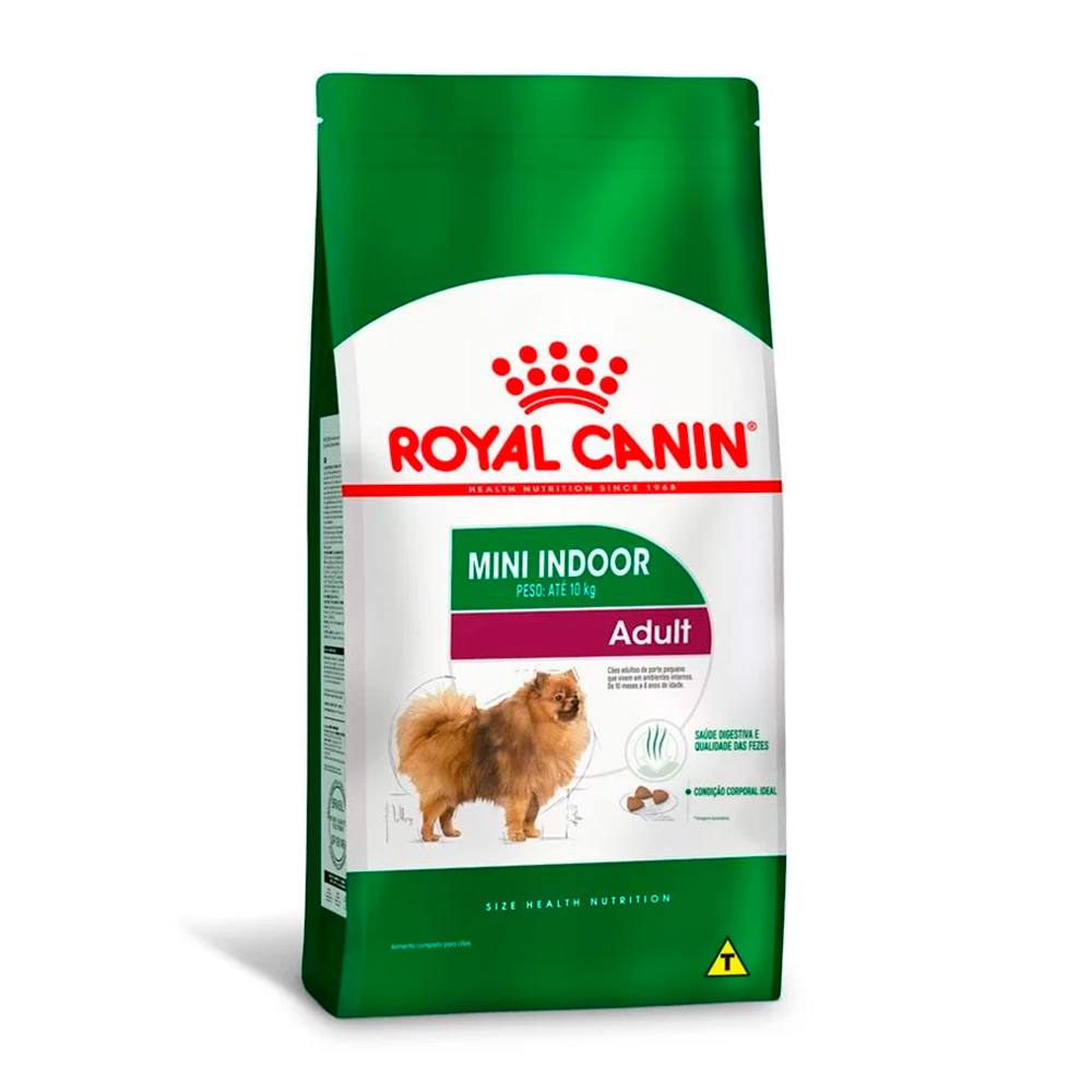 Ração Royal Canin Mini Indoor Cães Adultos Porte Pequeno 2,5kg