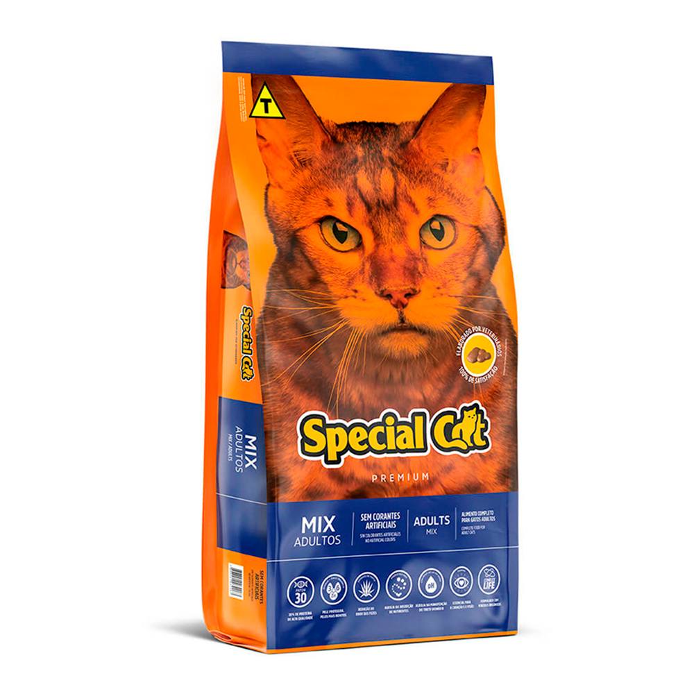 Ração Special Cat Mix Premium Para Gatos Adultos 3kg