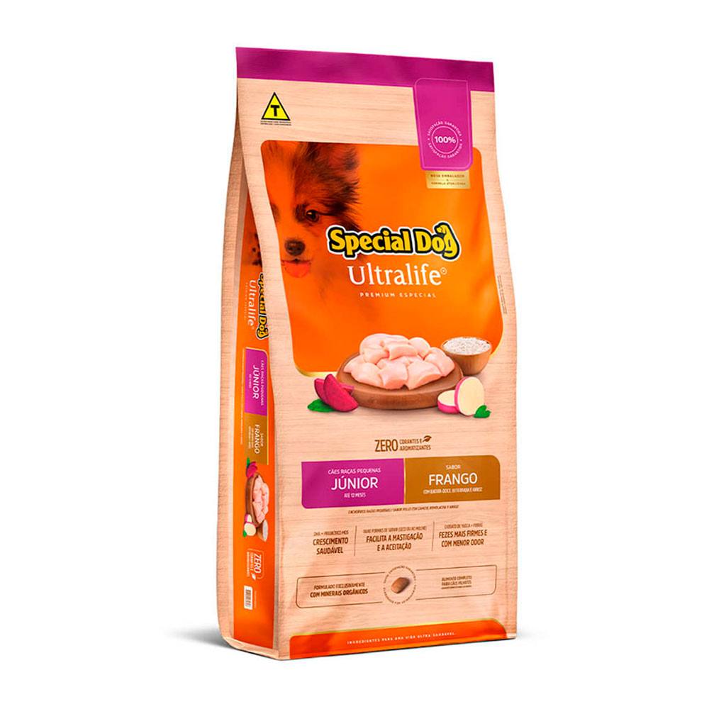 Ração Special Dog Ultralife Para Cães Filhotes Raças Pequenas Frango e Arroz 15kg