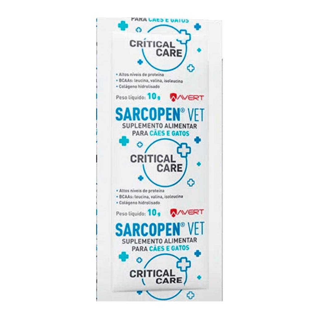 Suplemento Sarcopen Vet Para Cães e Gatos Avert 10g