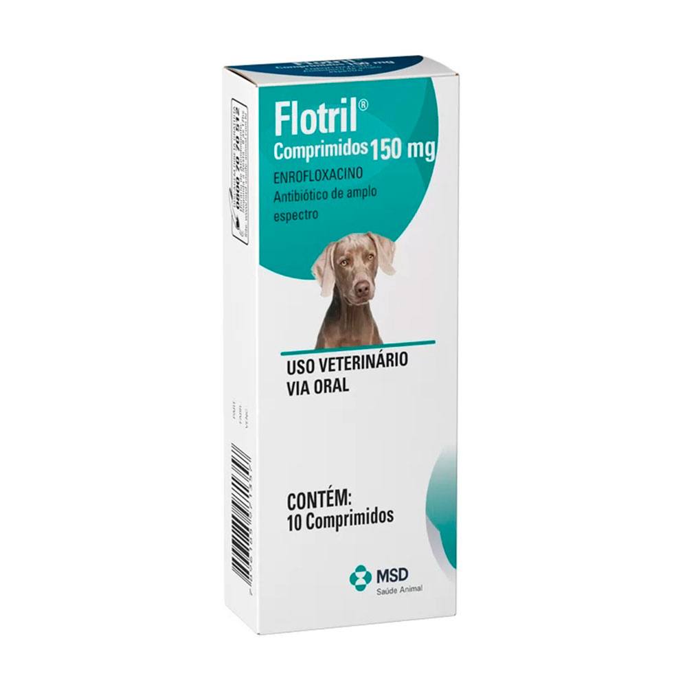 Flotril 150mg Para Cães MSD 10 Comprimidos