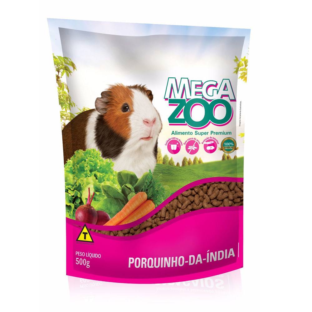 Ração Megazoo Para Porquinho-Da-India 500g