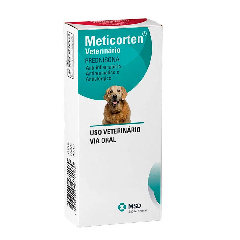 Meticorten 20mg Para Cães com 10 comprimidos