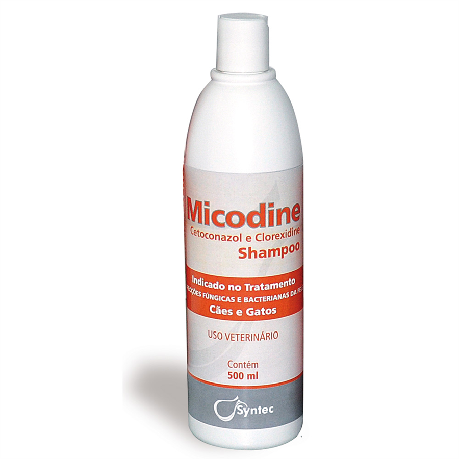 Shampoo Dermatológico Micodine Para Cães e Gatos Syntec - 500ml