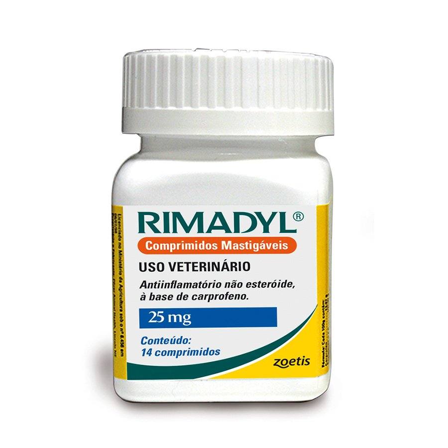 Rimadyl 25mg com 14 Comprimidos
