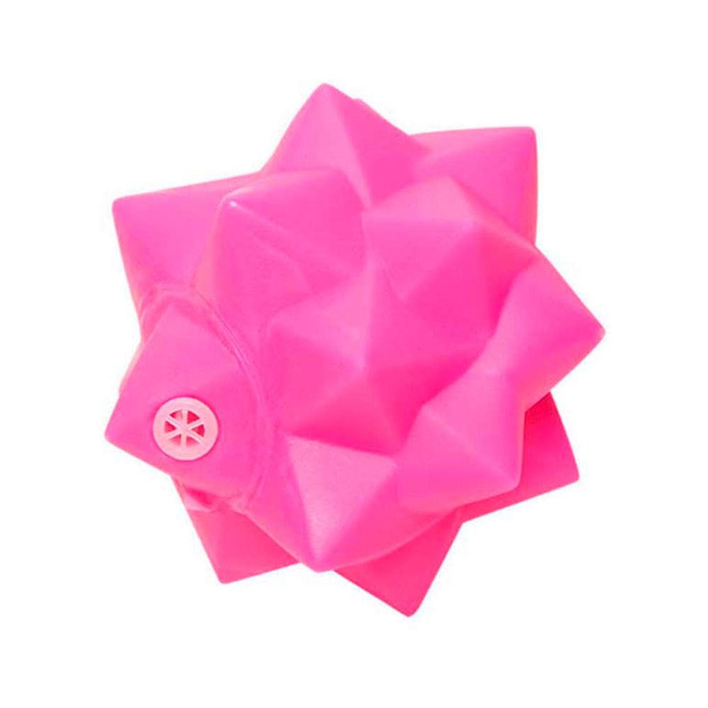 Bola Cravo Para Cães Vinil Rosa HomePet