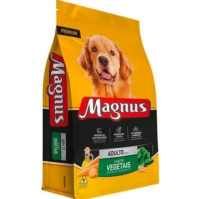 Ração Magnus Premium Cães Adultos Sabor Vegetais 15kg