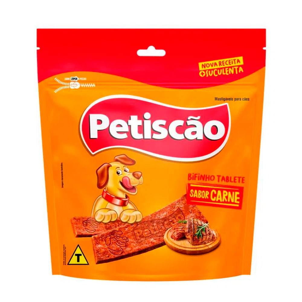 Bifinho Petiscão Tablete Para Cães Sabor Carne 250g