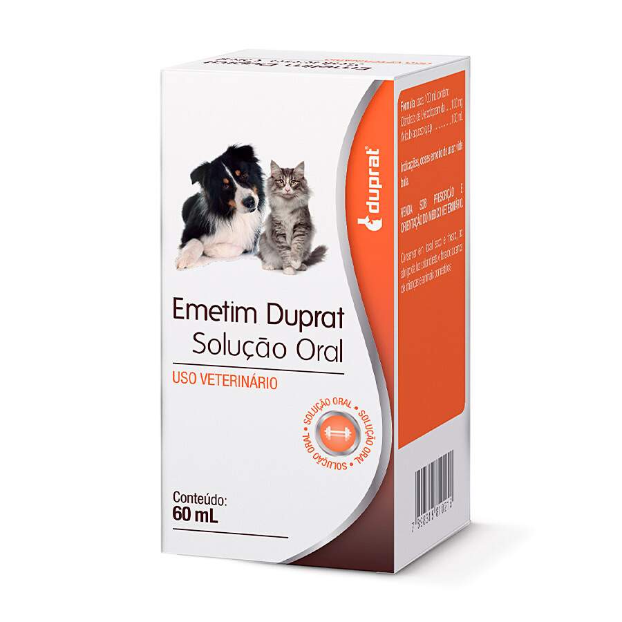 Solução Oral Emetim Para Cães E Gatos 60ml