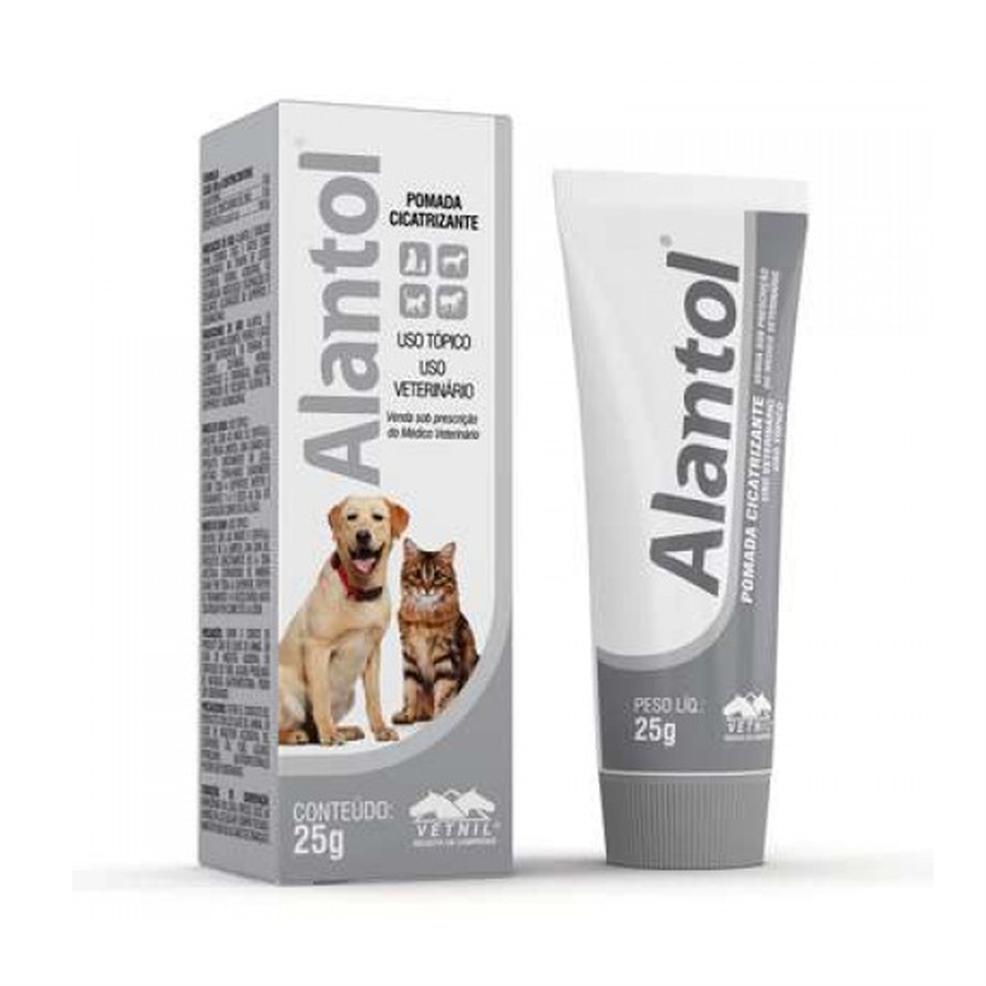 Pomada Cicatrizante Vetnil Alantol Pet - 25g