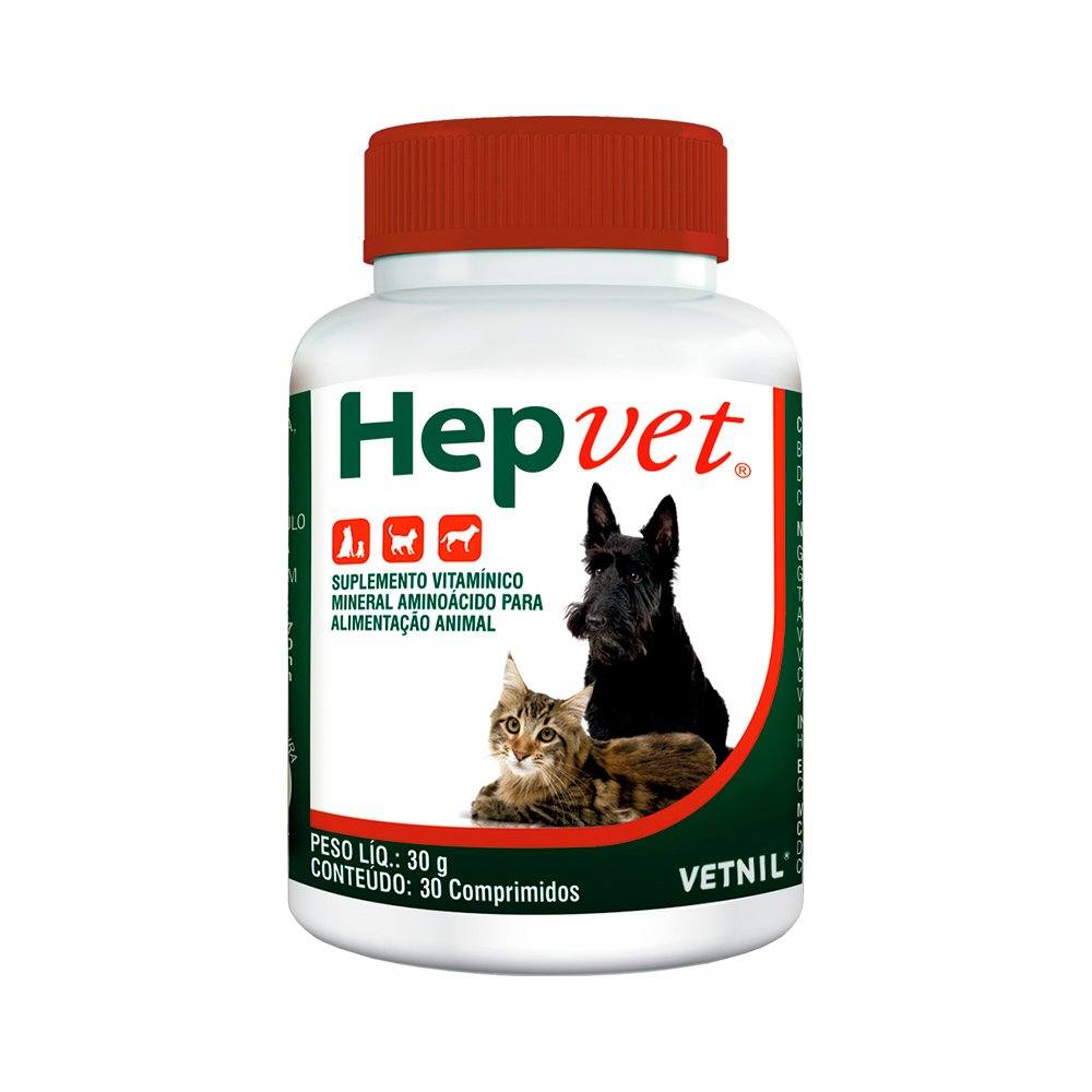 Suplemento Hepvet 30 Comprimidos