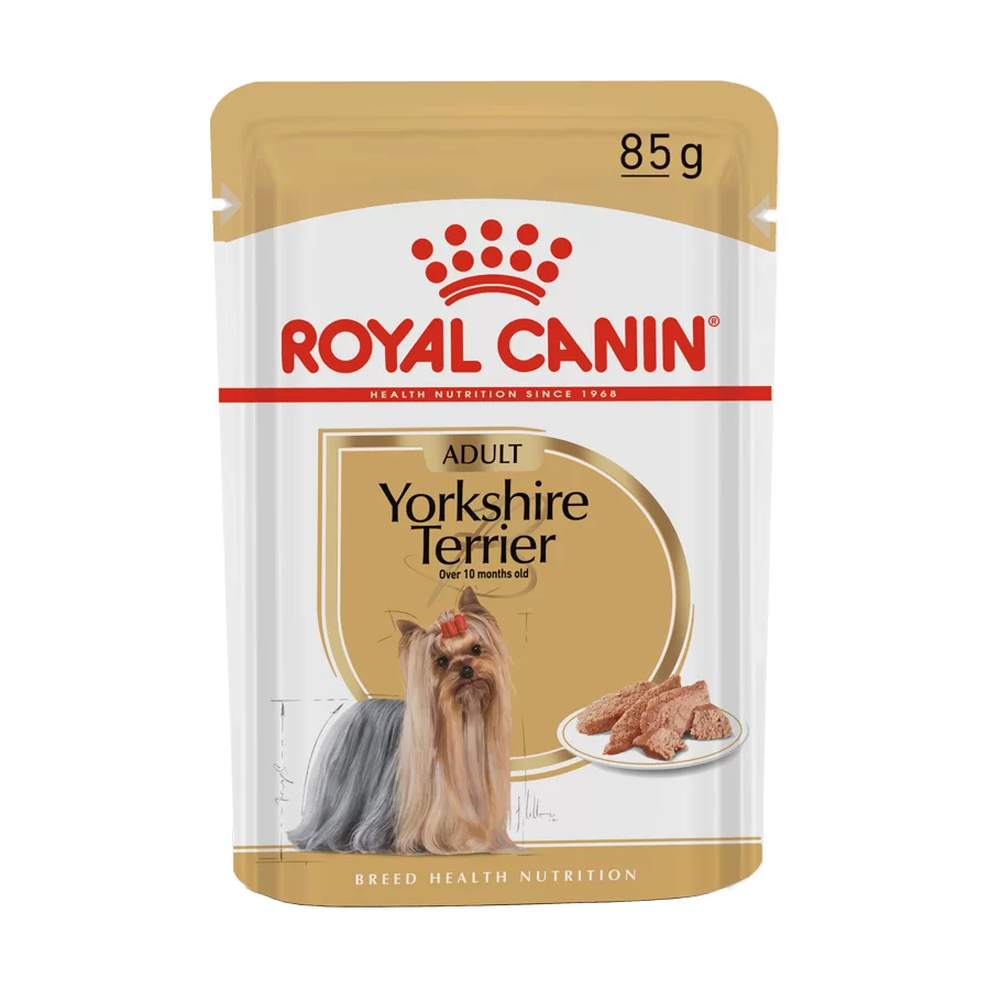 Ração Úmida Royal Canin Sachê Para Cães Yorkshire Terrier Adulto 85g