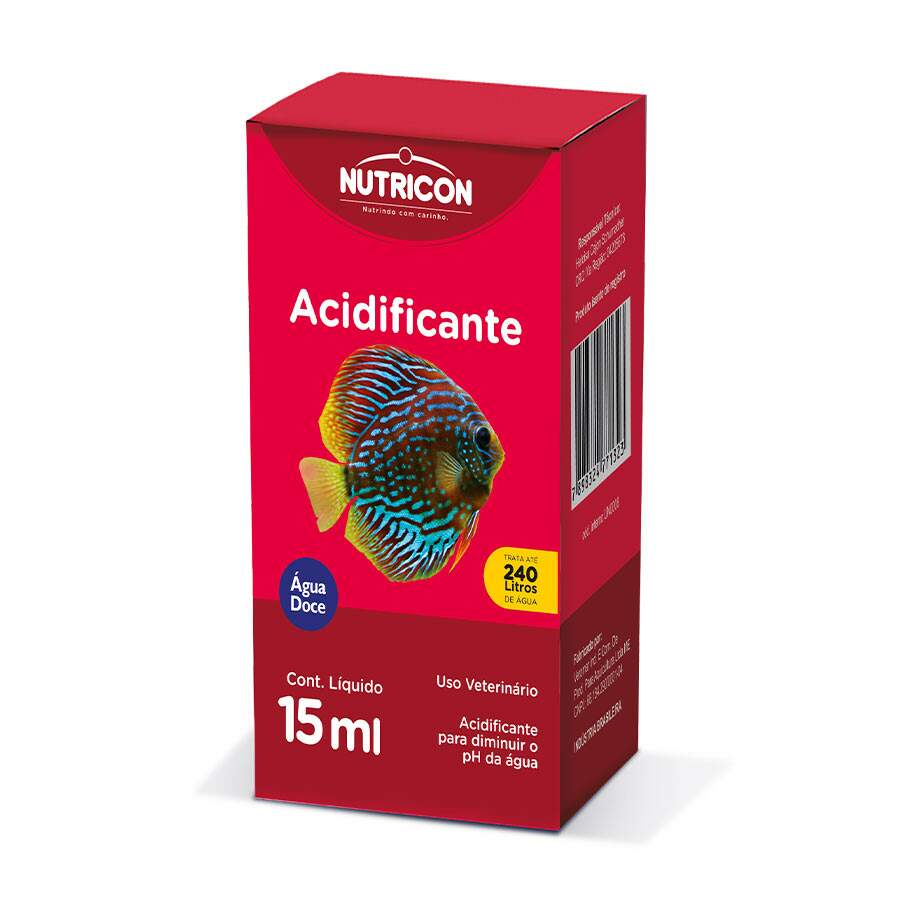 Condicionador Água Nutricon Acidificante Para Aquários 15mL