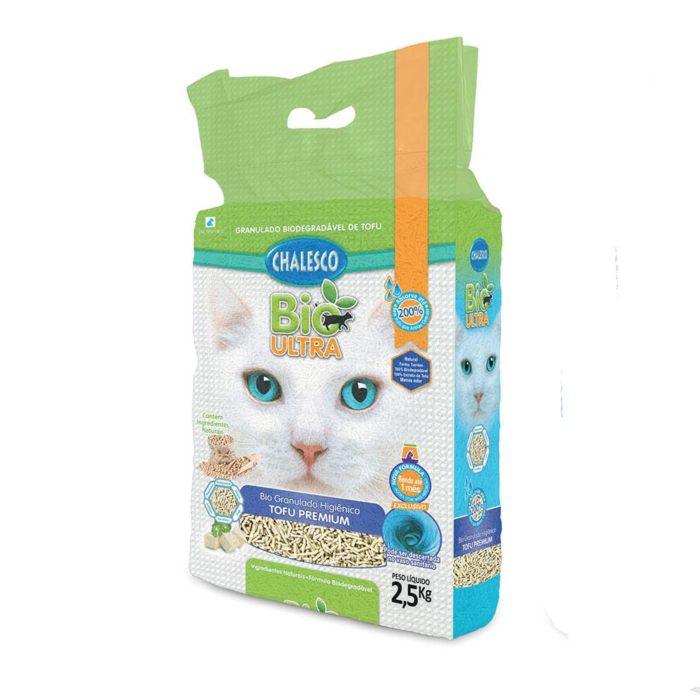 Granulado Higiênico Para Gatos Chalesco Bio Ultra Tofu Premium 2,5kg