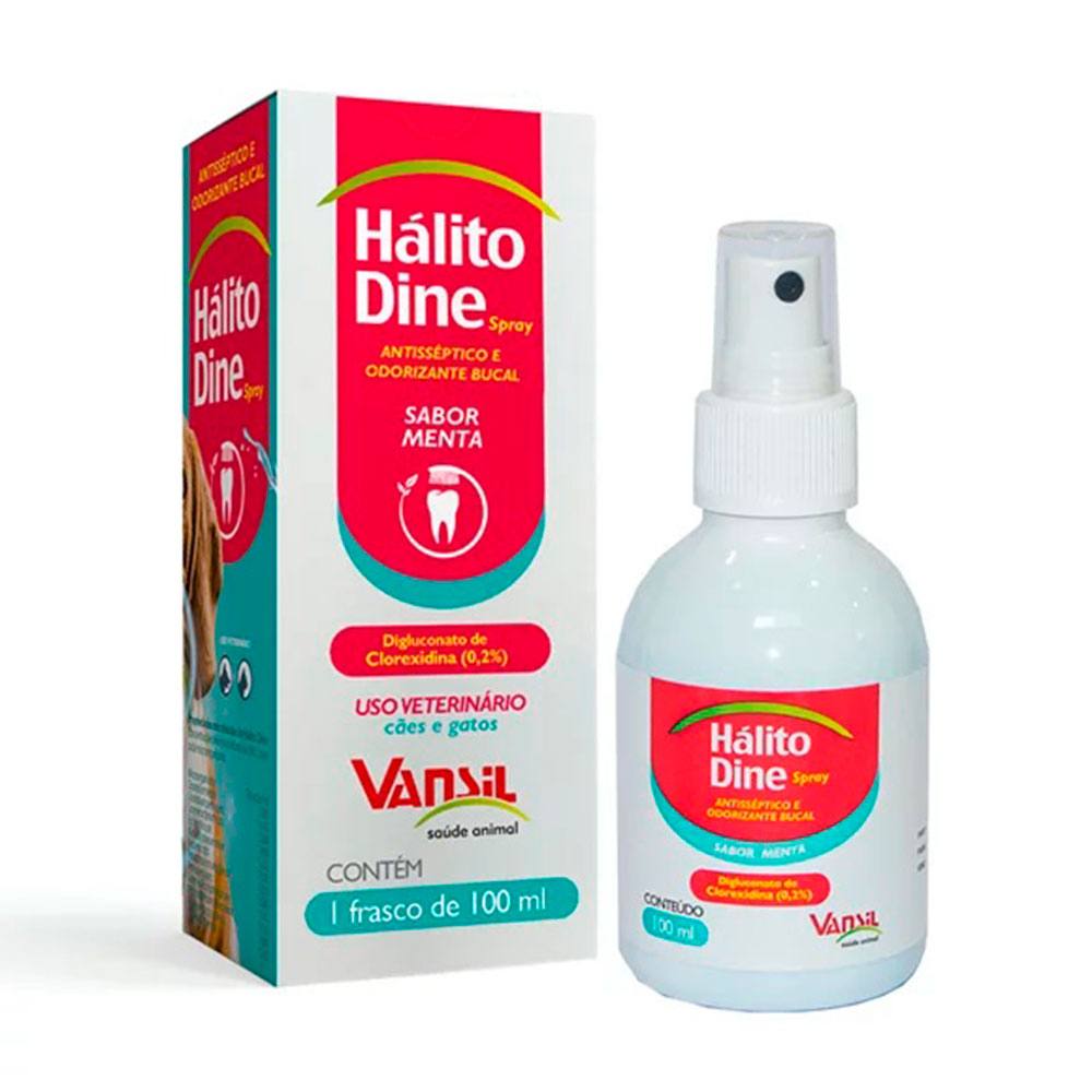 Hálito Dine Spray Bucal Vansil 100mL