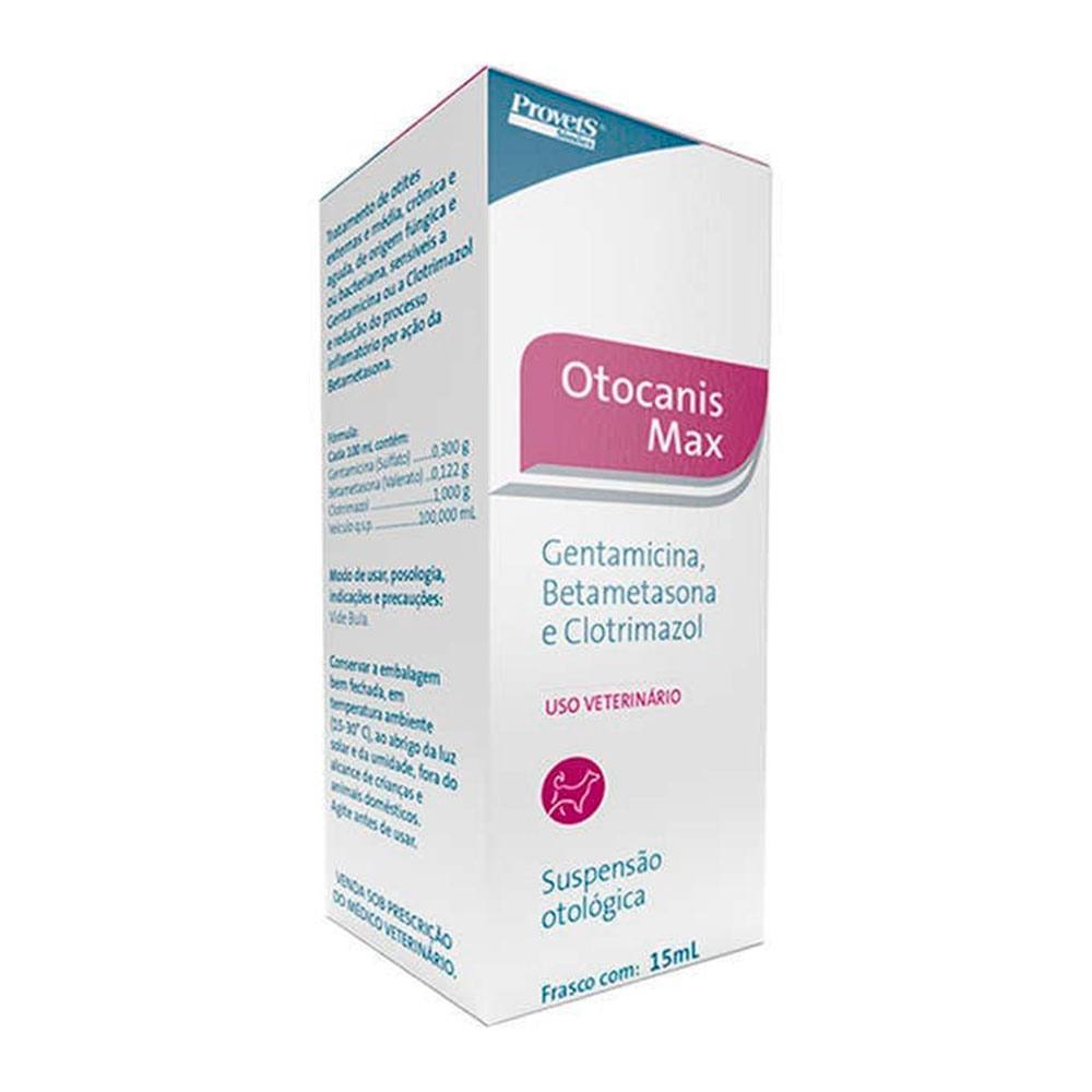 Solução Otológica Otocanis Max Provets 15mL