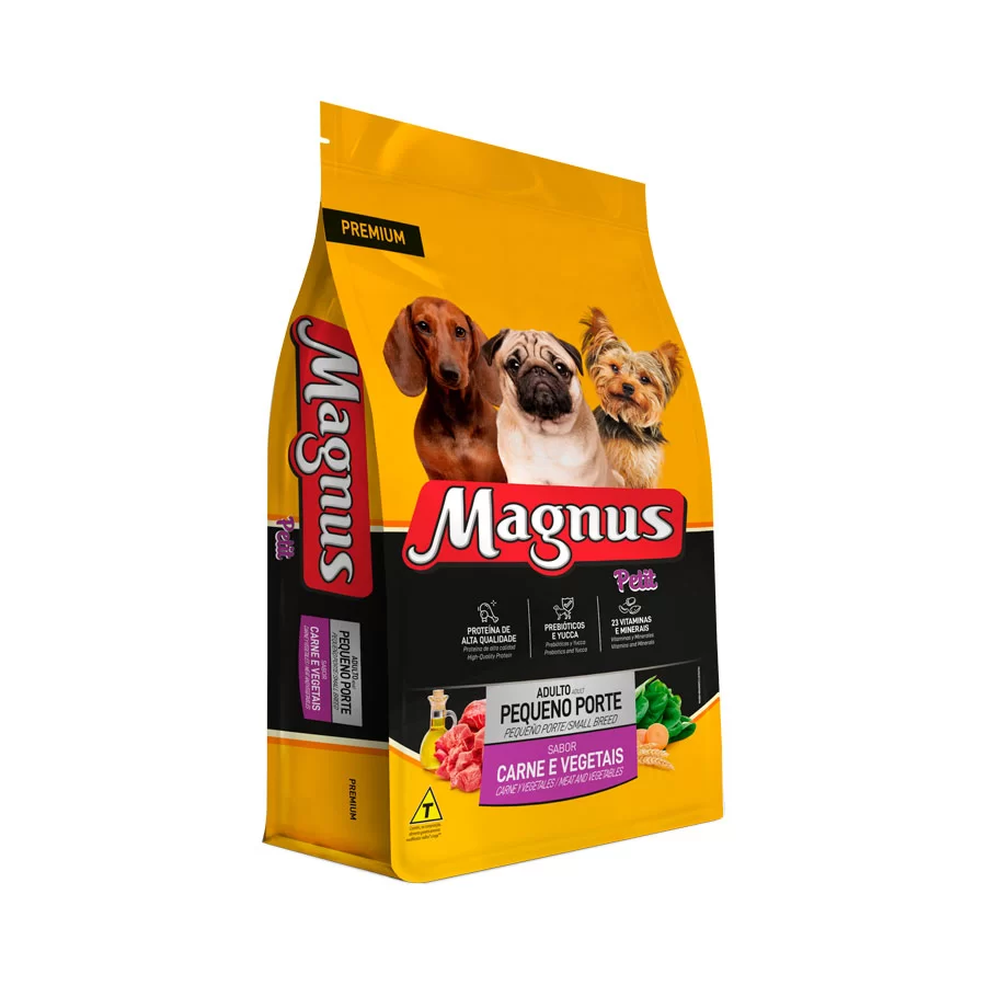Magnus Petit Carne E Vegetais 1kg