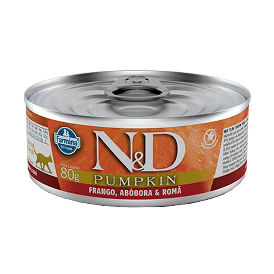 Ração Úmida N&D para Gatos Pumpkin - Frango 80g