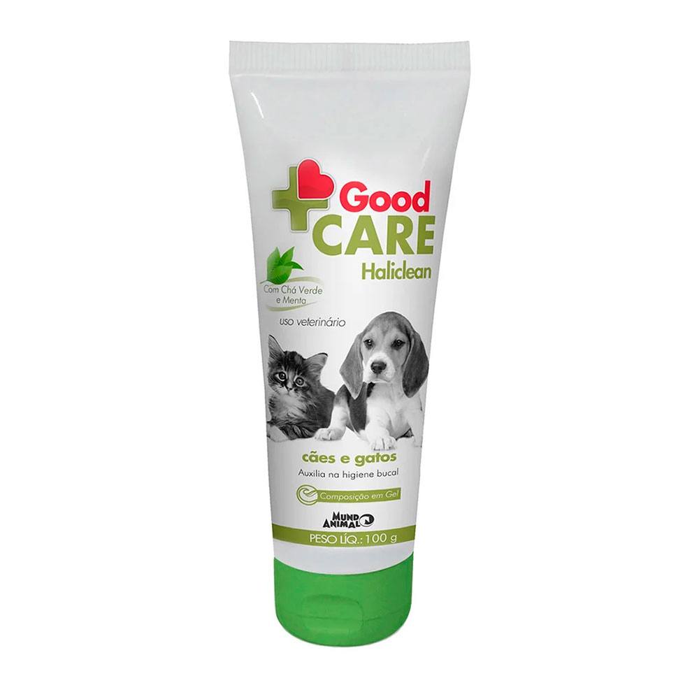 Gel Dental Good Care Haliclean Mundo Animal 100g