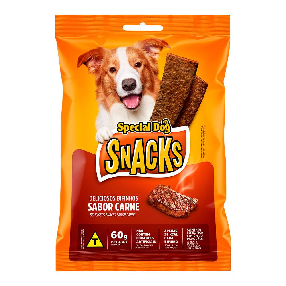 Bifinho Special Dog Snacks Para Cães Sabor Carne 60g