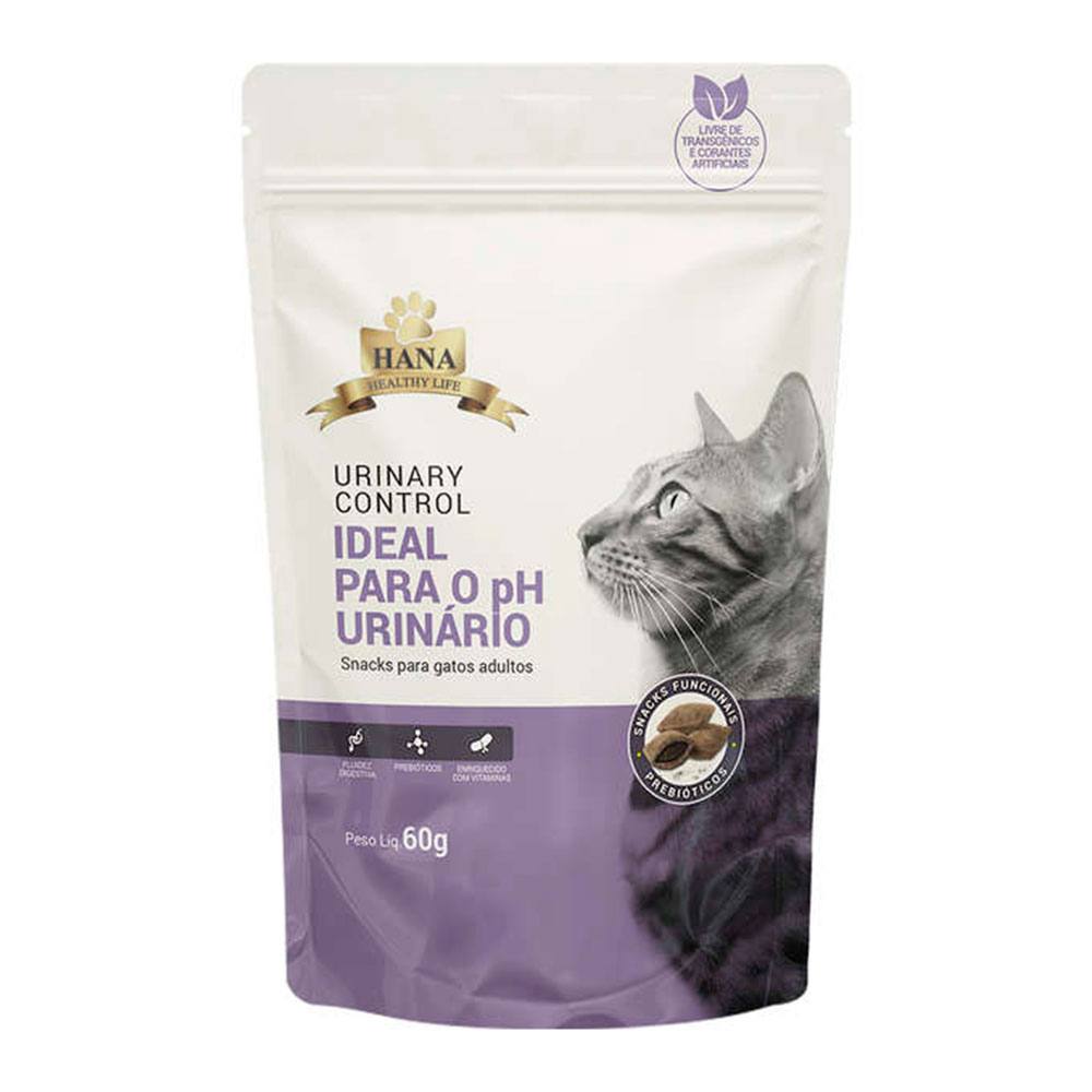 Petisco Snack Hana Nuggets Healthy Life Para Gatos - Urinary Control 60g