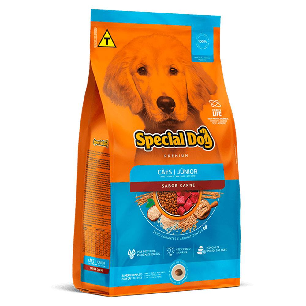Ração Special Dog Júnior Para Cães Filhotes Sabor Carne 10,1kg