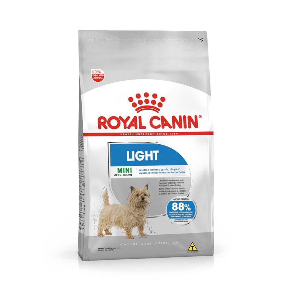 Ração Royal Canin Mini Light Cães Adultos Raças Pequenas 1kg