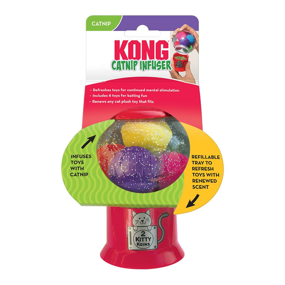 Odorizador de Brinquedos Kong CatNip Infuser Para Gatos