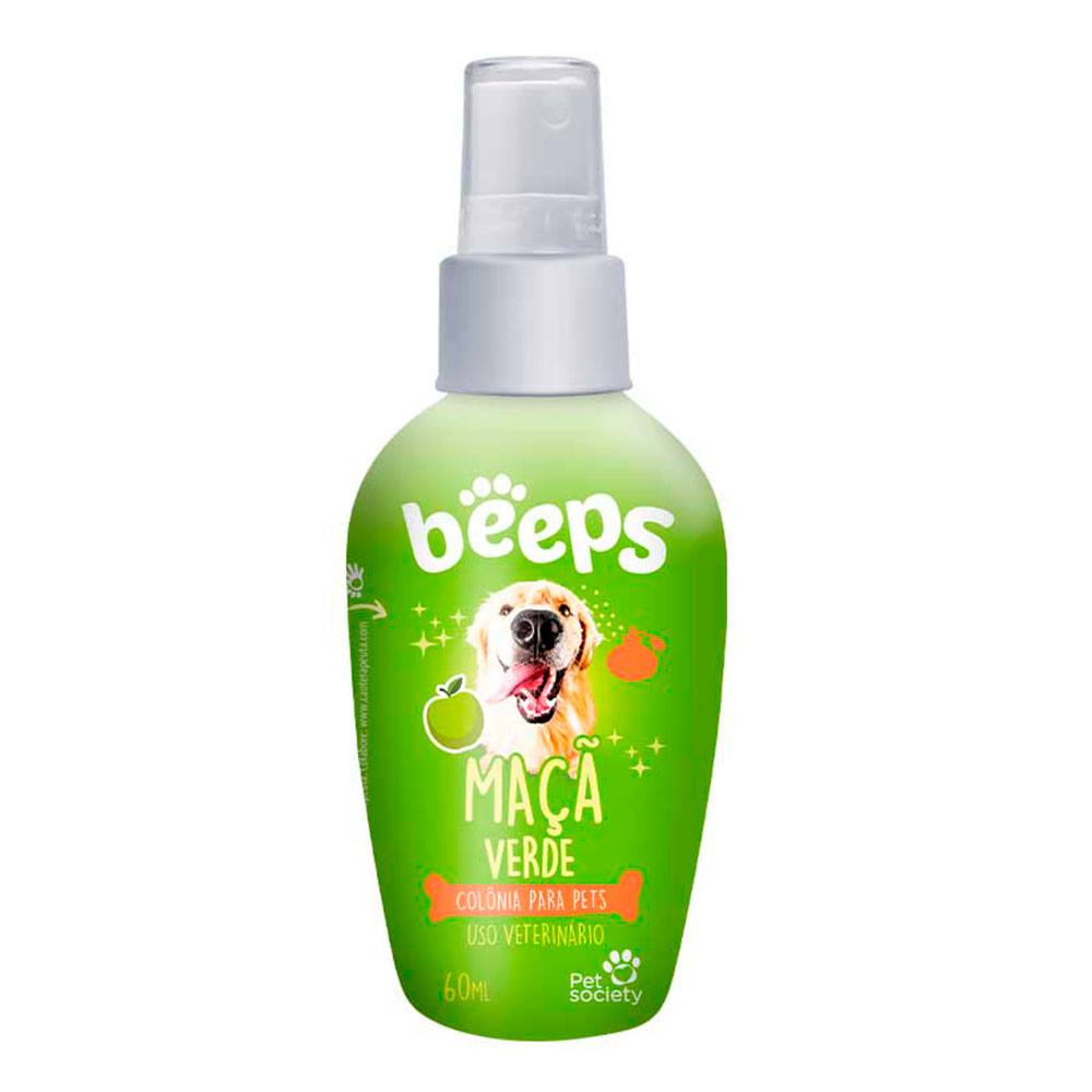 Colônia Beeps Para Cães e Gatos - Maçã Verde 60ml