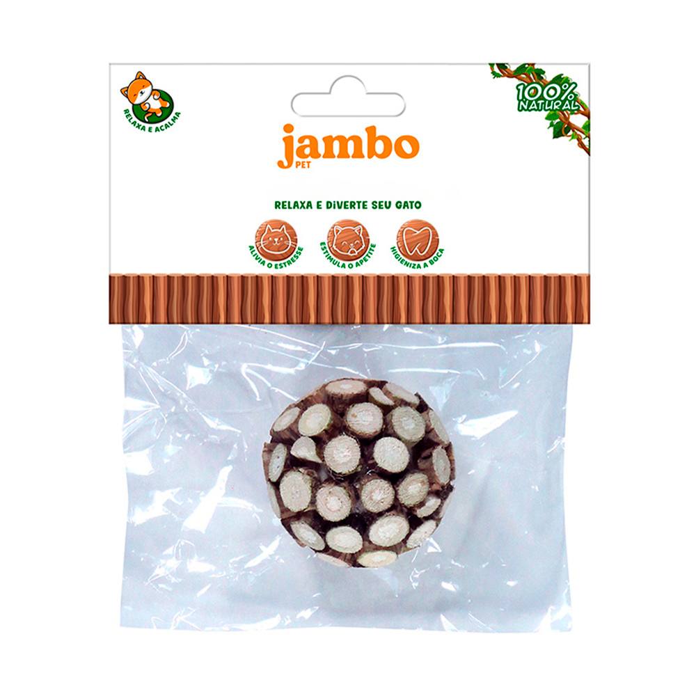 Brinquedo Para Gatos Bolinha Wood Matatabi Médio Jambo Pet