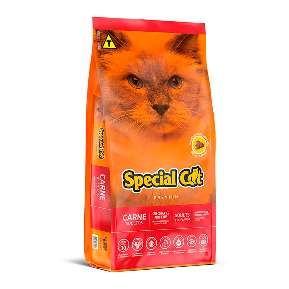 Ração Special Cat Premium Carne Para Gatos Adultos Carne 1kg
