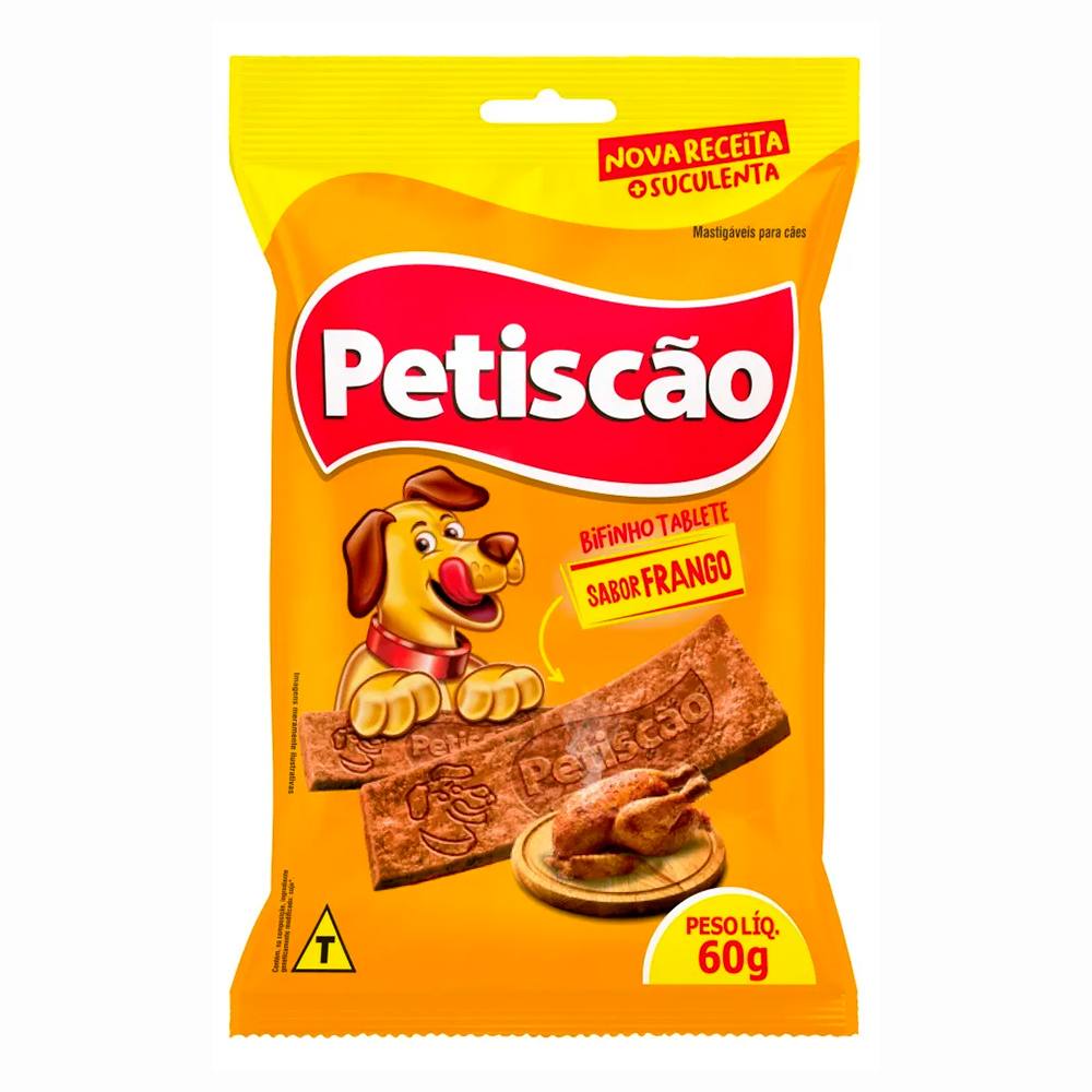 Bifinho Petiscão Tablete Para Cães Sabor Frango 60g