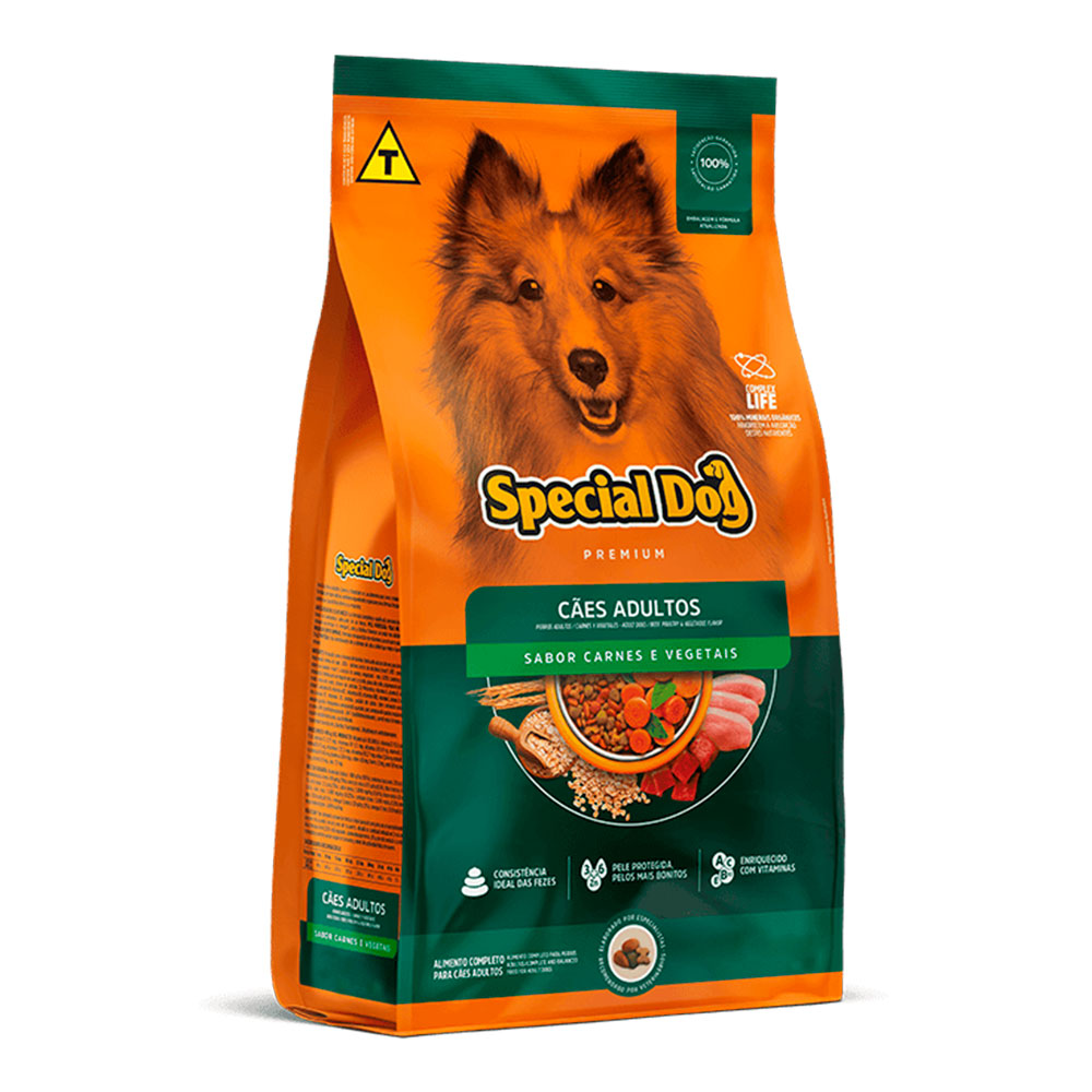 Ração Special Dog Para Cães Adultos Sabor Carne e Vegetais 15kg