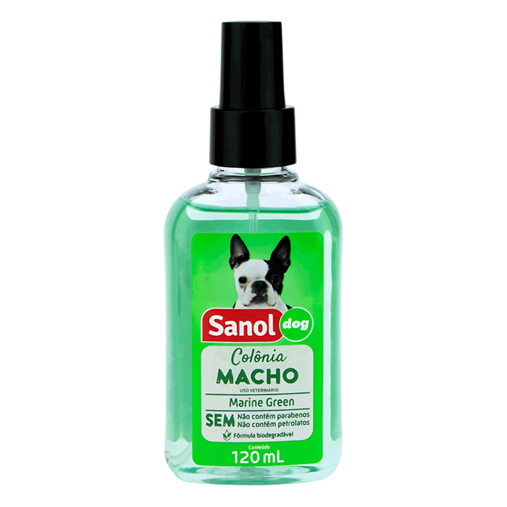 Colônia Sanol Dog Marine Green Cães Macho 120ml