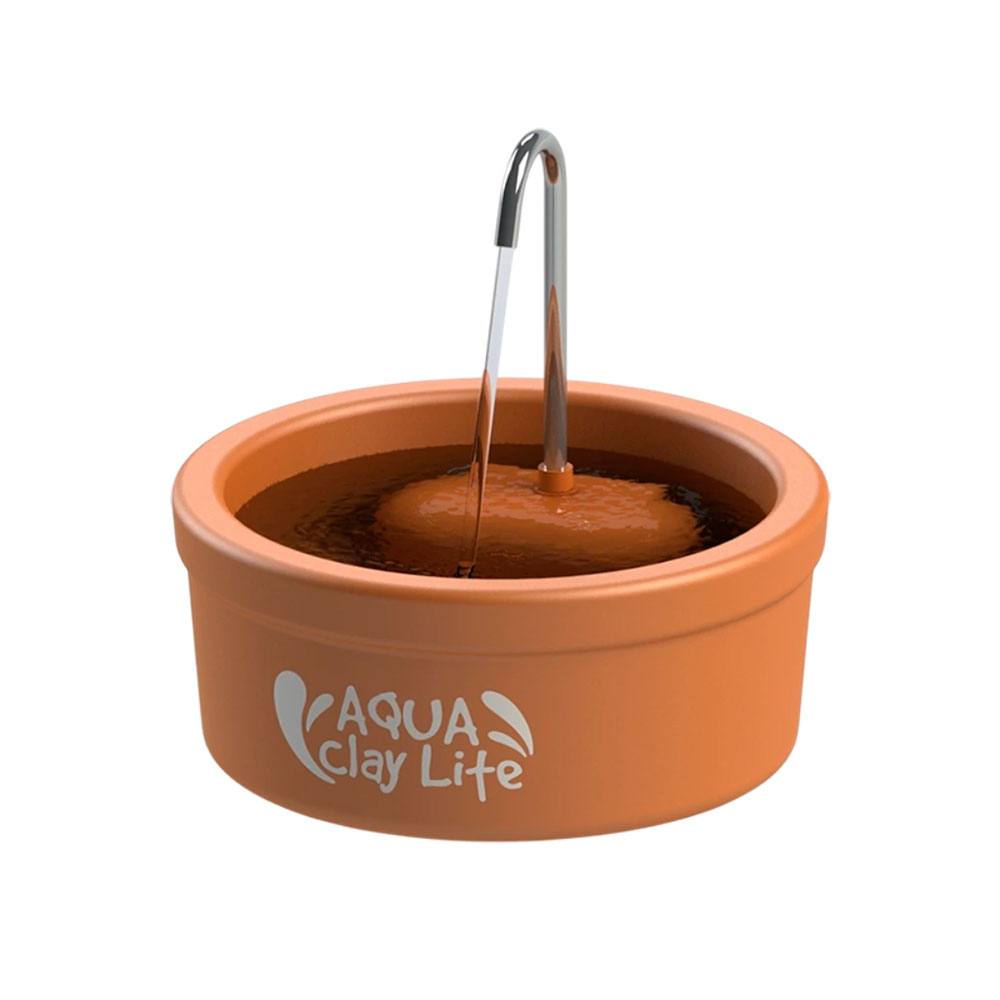 Fonte Bebedouro Para Cães e Gatos Cerâmica Clay Lite Amicus 1,2 Litros