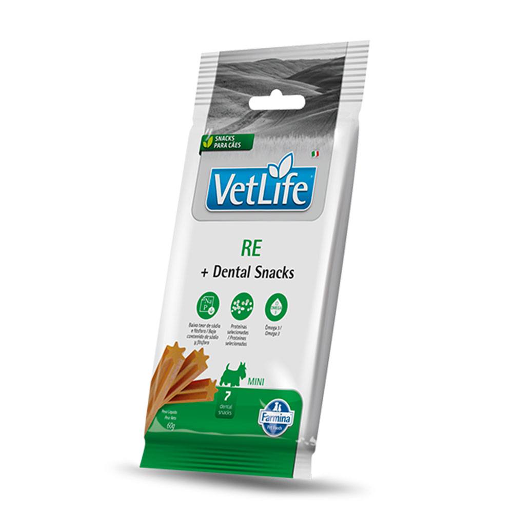 Petisco Vet Life RE Dental Cães Raças Mini e Pequenas 60g