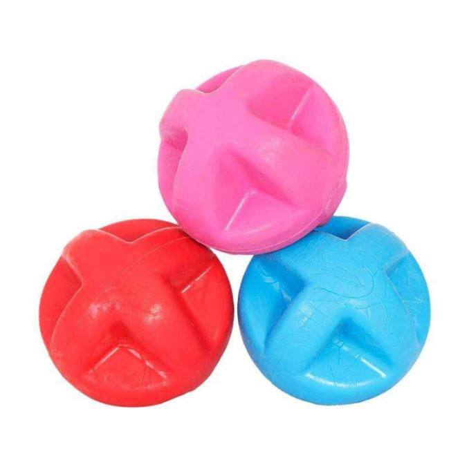 Brinquedo Bola Maciça Colorida Super Ball Furacão Pet 45mm Cores Sortidas