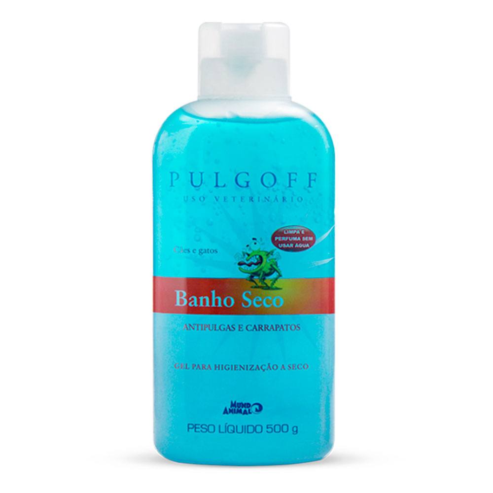 Banho à Seco Pulgoff Antipulgas e Carrapatos Mundo Animal 500mL