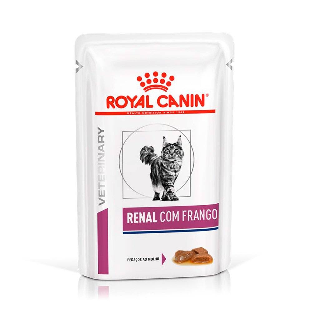 Ração Úmida Sachê Royal Canin Veterinary Renal Gatos Adultos 85g