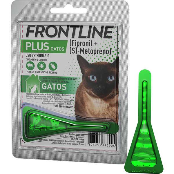Frontline Plus Antipulgas e Carrapatos Para Gatos 0,5mL