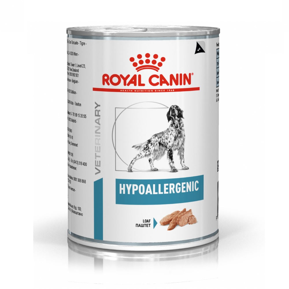 Ração Úmida Royal Canin Vet Cães Hypoallergenic Wet 400g